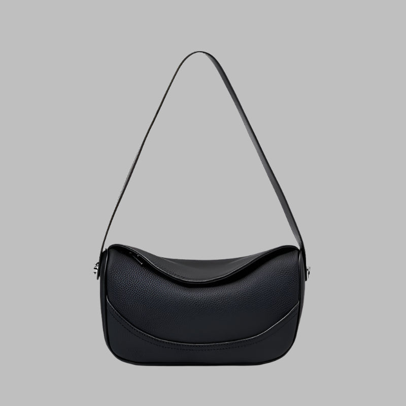 Women's First Layer Cow Leather Wide Shoulder Strap Shoulder Messenger Bag