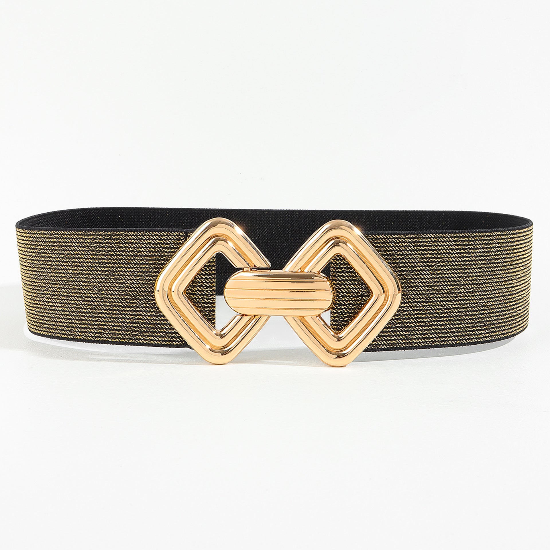 Elastic Waistband Women's Wide Waist Seal Decoration