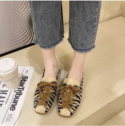 Peas Shoes Women's Autumn New One-legged Lazy