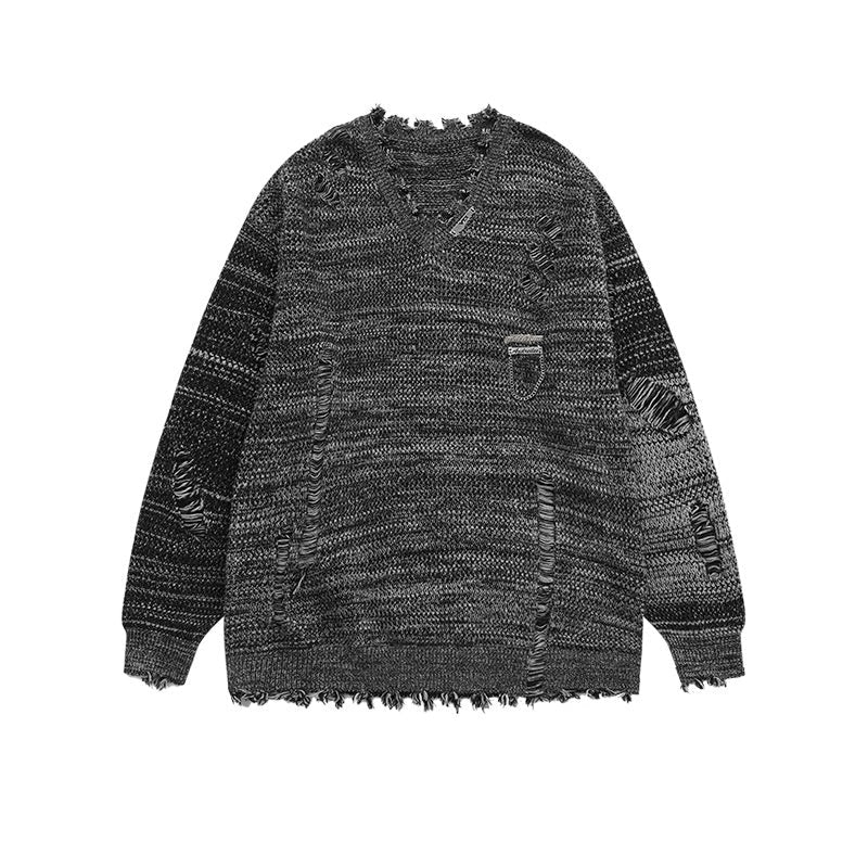 Unisex High Street Ripped Sweater