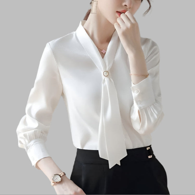 Chiffon White Shirt New Women