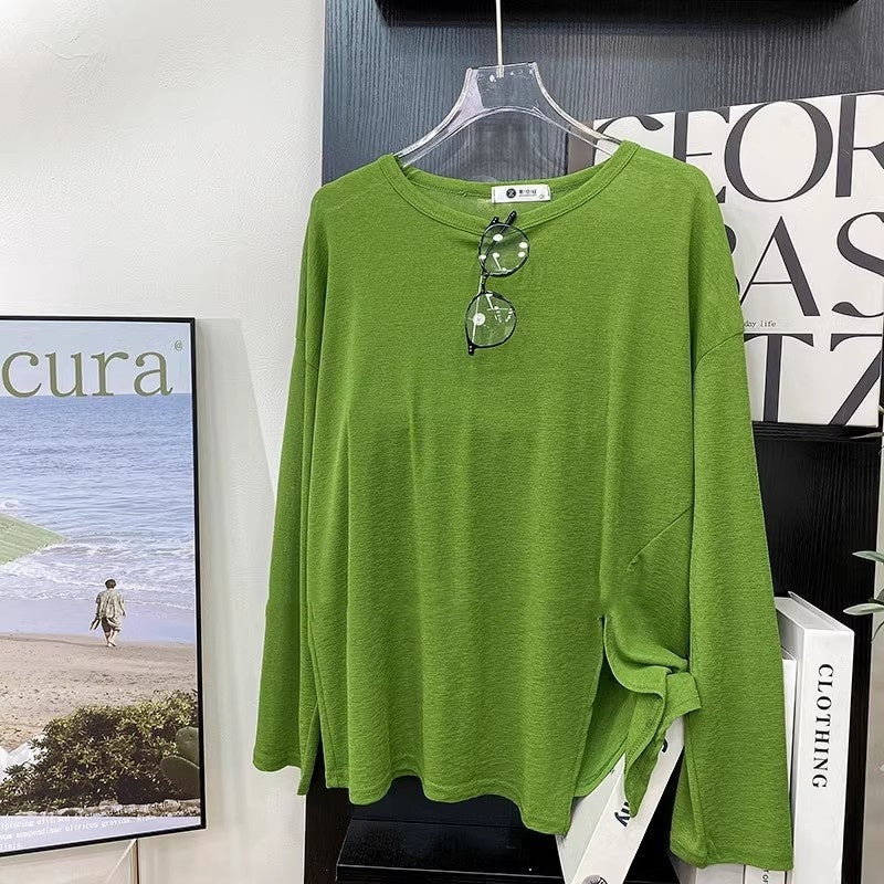 Thin Micro-transparent Split Sun Protection Long Sleeve