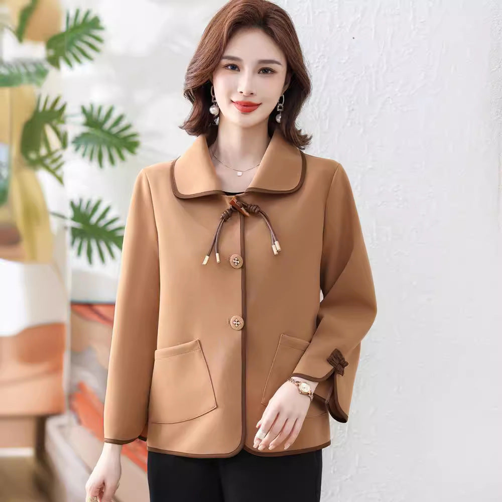 Spring Wear Outer Women's Fashion Short Trench Coat