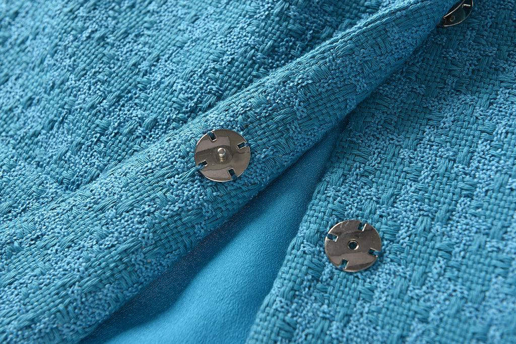 Women's New Tweed Short Coat Skirt