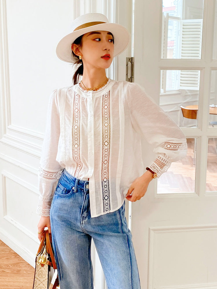 Commuter French White Shirt Design Sense