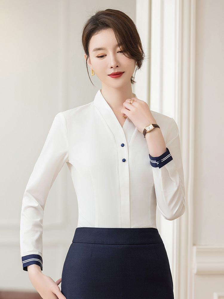 Women's Work Clothes White Shirt