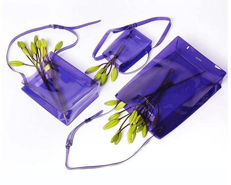 PVC Laser Bag Transparent Hand Crossbody