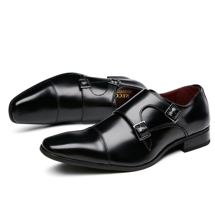 Cross-border Japanese Business Leather Shoes Men's Formal Shoes