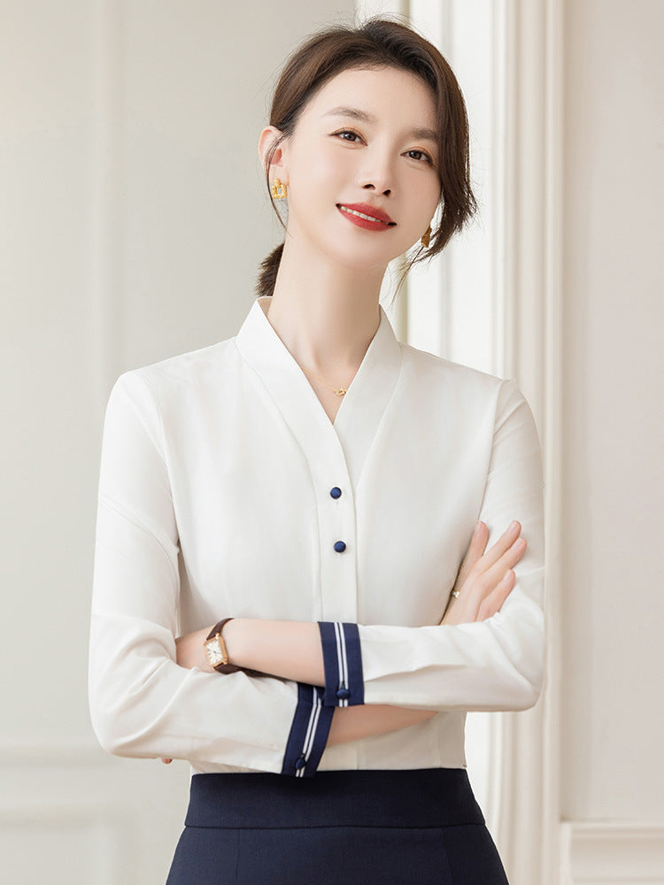Women's Work Clothes White Shirt