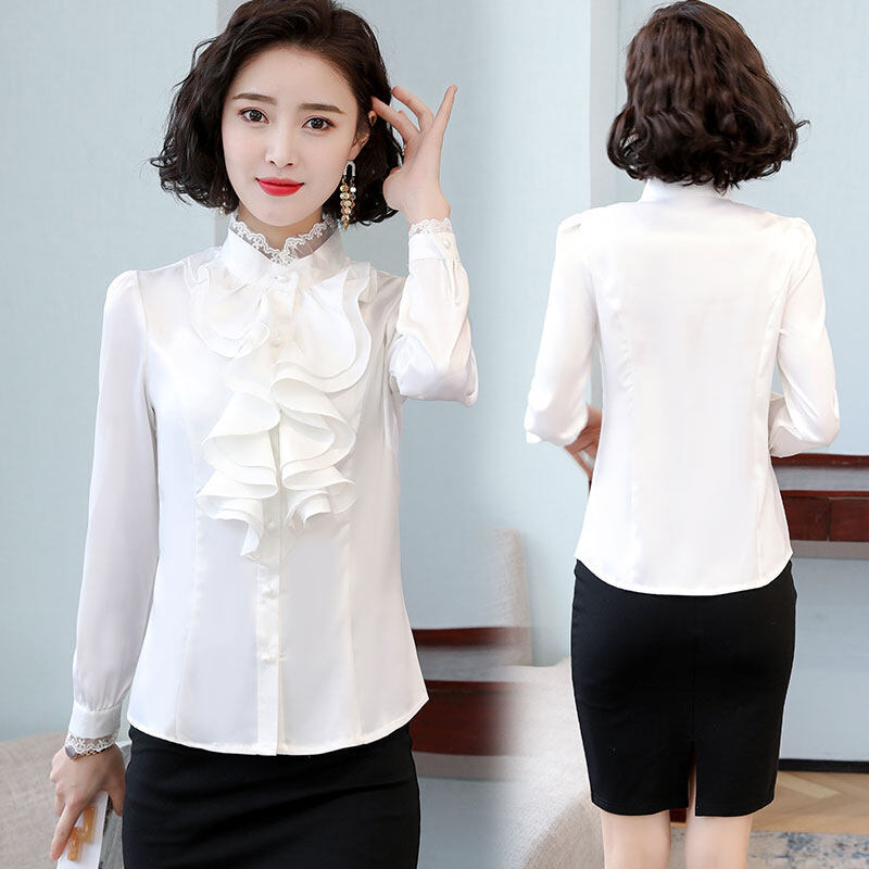 Women's Shirt Fashionable Fleece-lined Padded Top Bottoming Shirt
