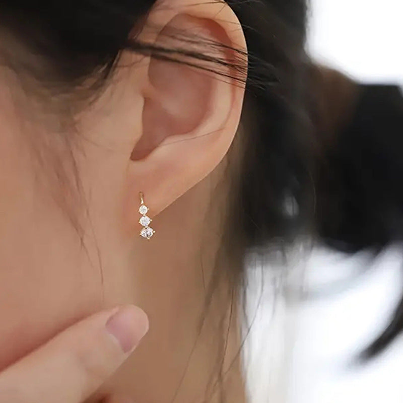 Simple Delicate Earrings Women's Fashion