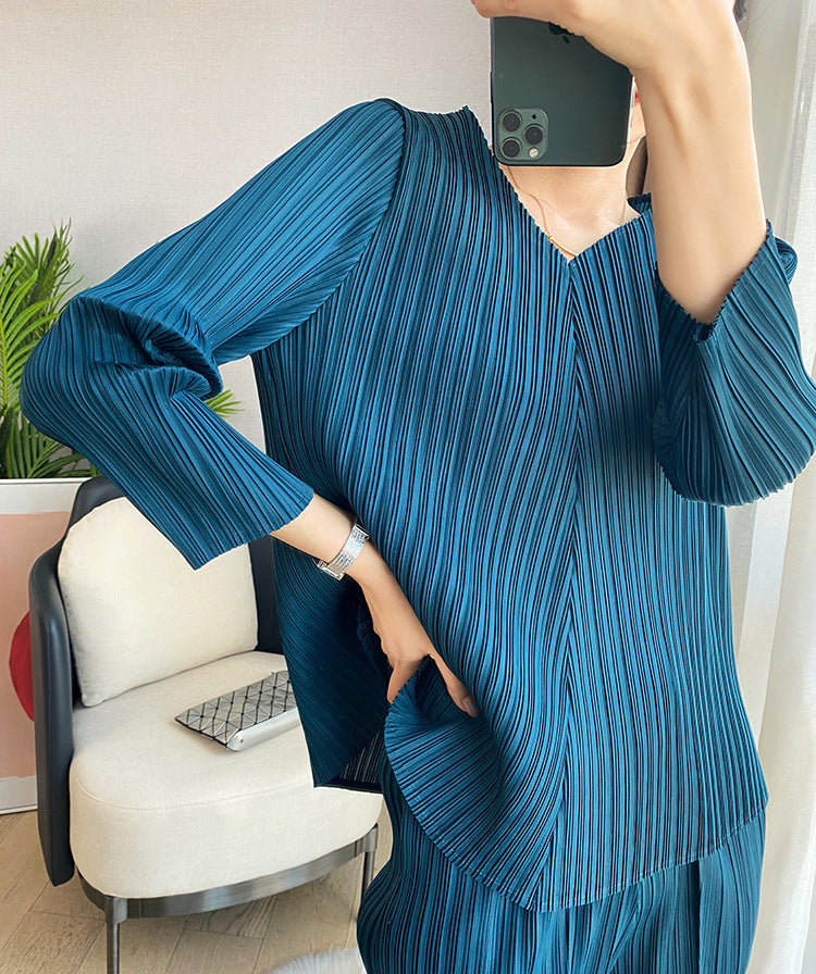 Top V Neck Loose T Shirt Women Spring And Autumn