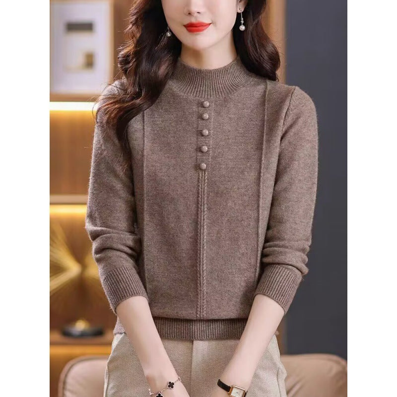 Half Collar Top Winter Inner Wear Sweater