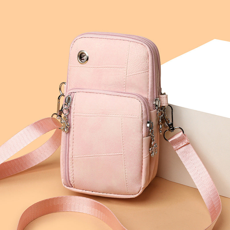 Stylish Simple And Versatile Mini Cell Phone Bag Vertical