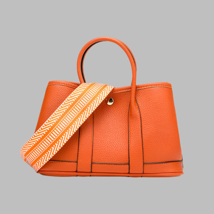 Large Capacity Wide Shoulder Strap Cross Body Bucket Bag