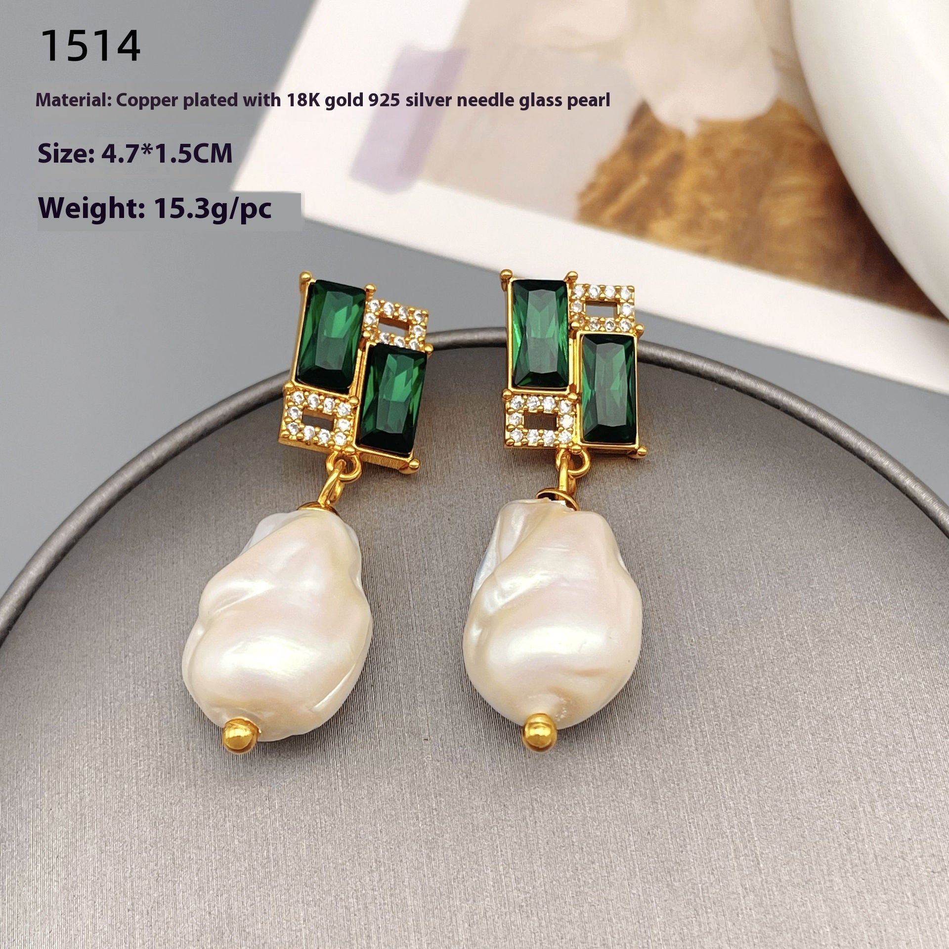 New Chinese Style Antique Pearl Earrings