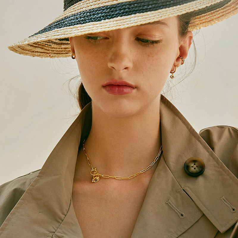 Vintage Accessories 18K Gold Chain Necklace