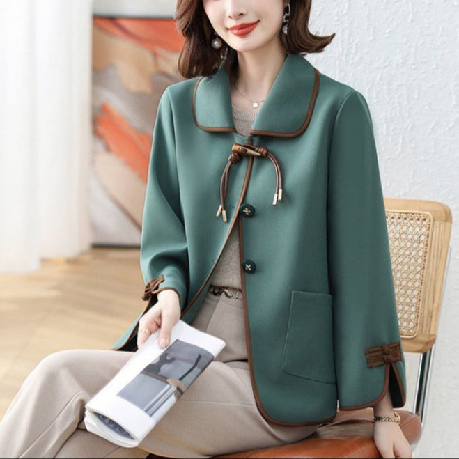 Spring Wear Outer Women's Fashion Short Trench Coat