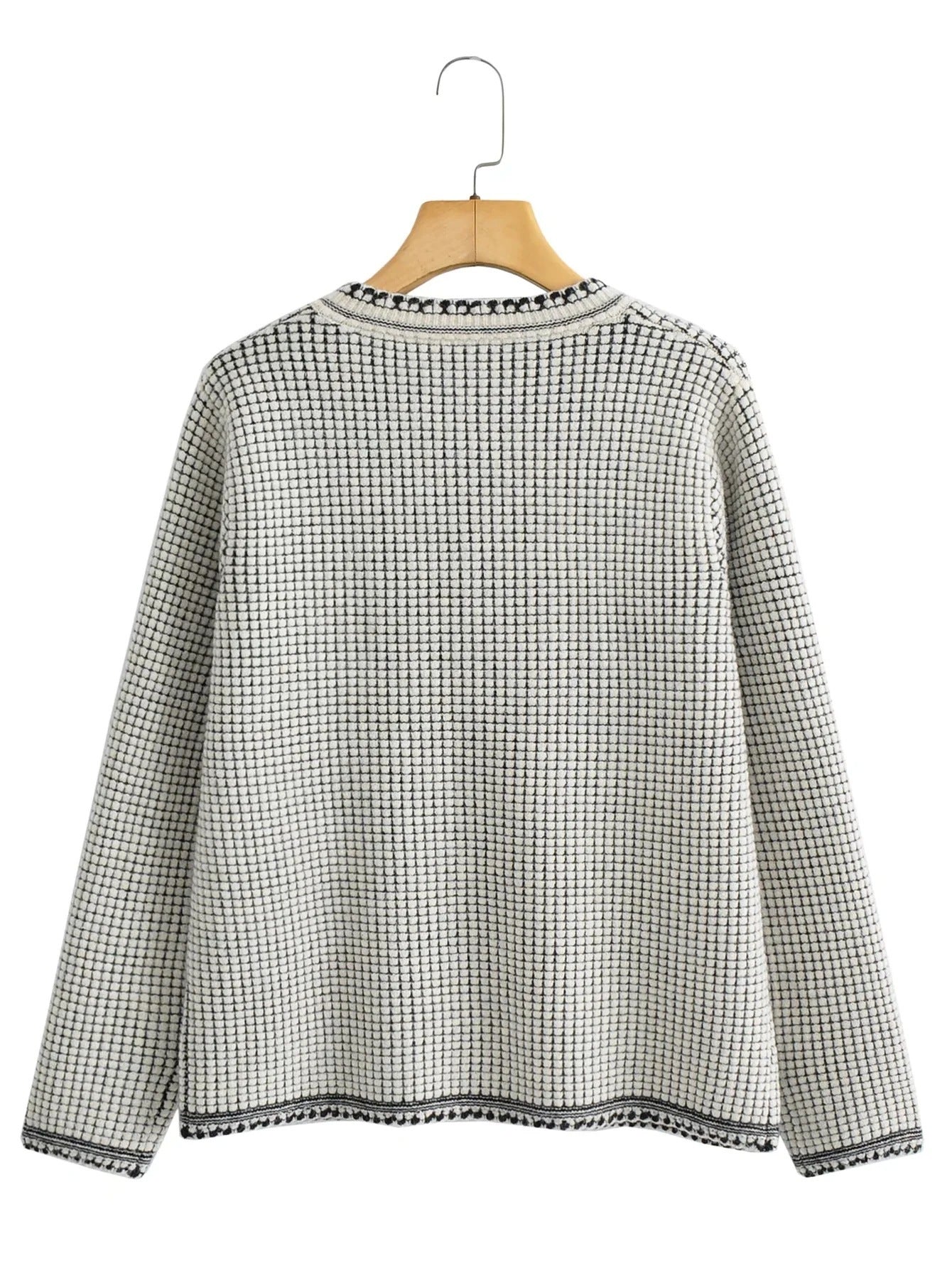 Temperament Commuter Ladies Style Fleece Knit Cardigan