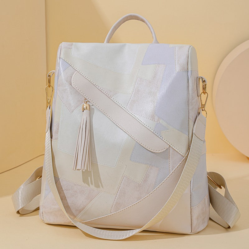 Large Capacity Popular Women's Bags Retro Patchwork Casual Bag