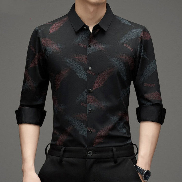 Long Sleeve Shirt Men's Trendy Non-ironing