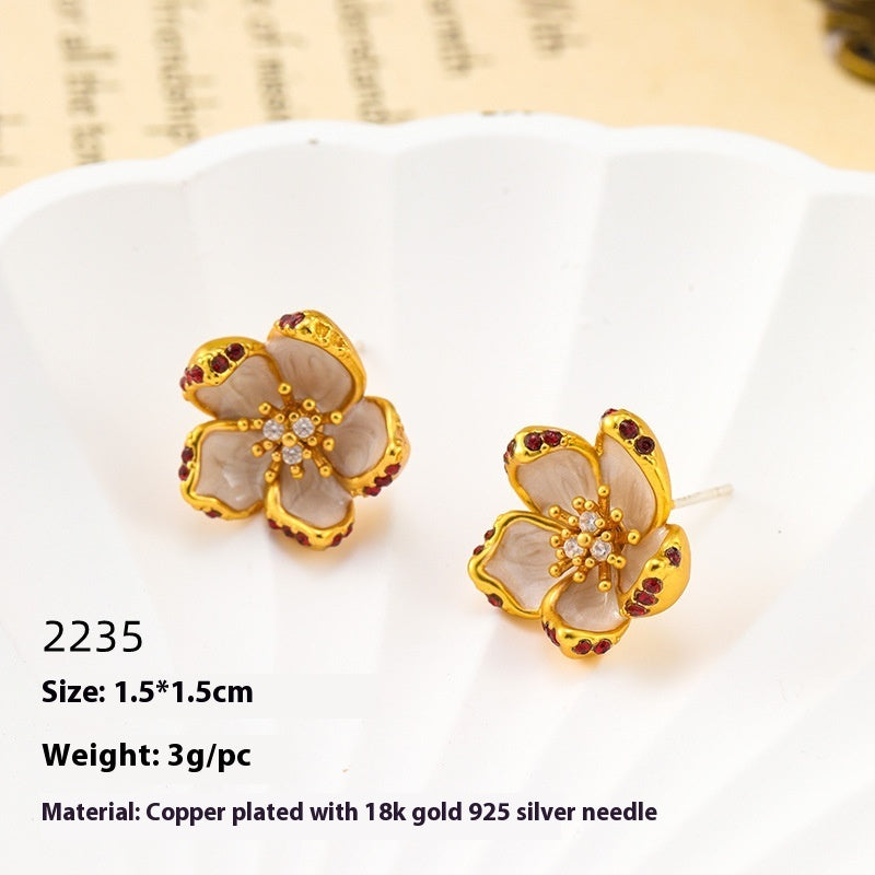 New Chinese Style Antique Pearl Earrings