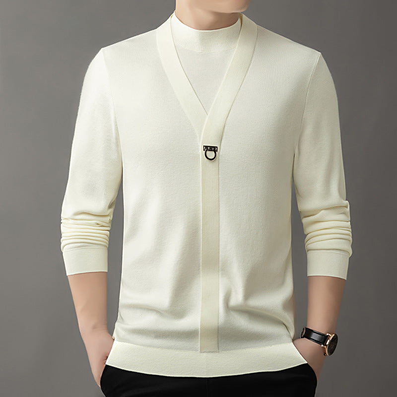 Men's Spring And Autumn Casual All-matching Tops