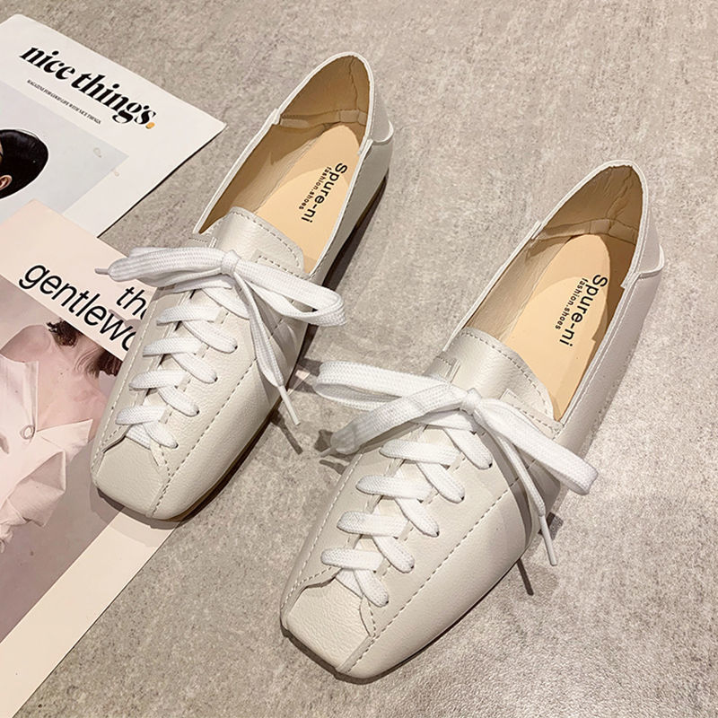 Peas Shoes Women's Autumn New One-legged Lazy