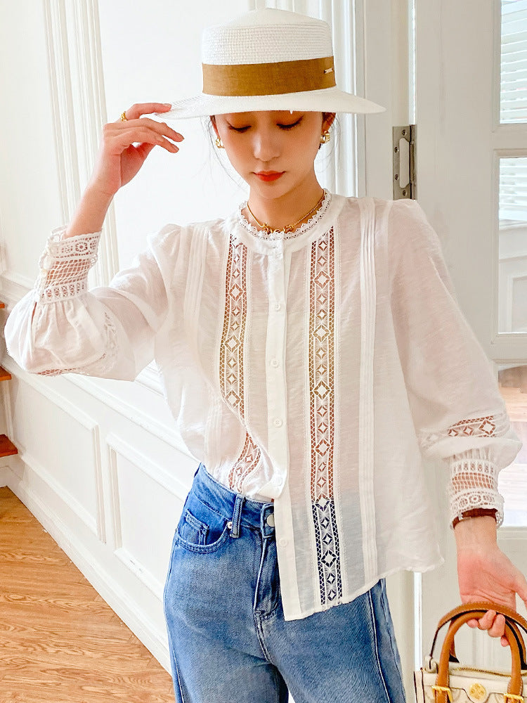 Commuter French White Shirt Design Sense