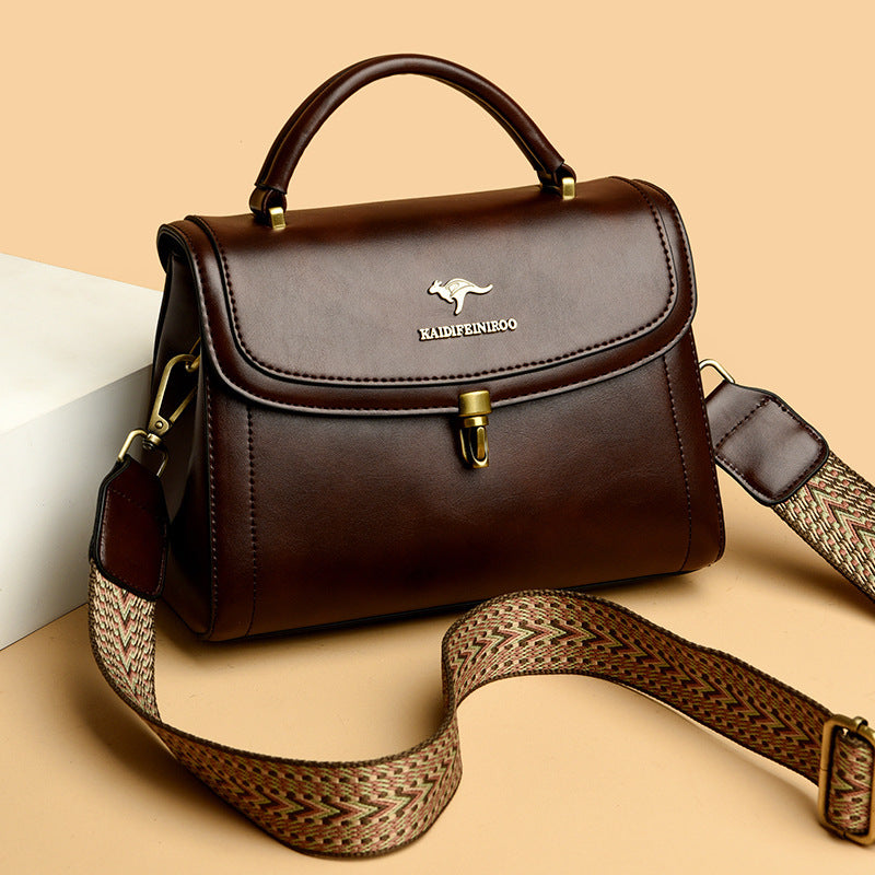 Fashionable Women's Textured Crossbody Handbag