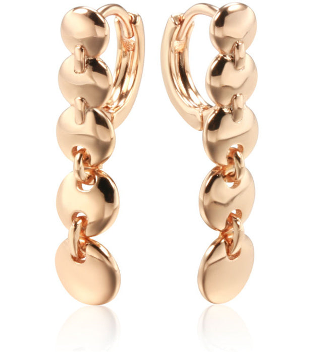 Retro Long Round Circle Earrings