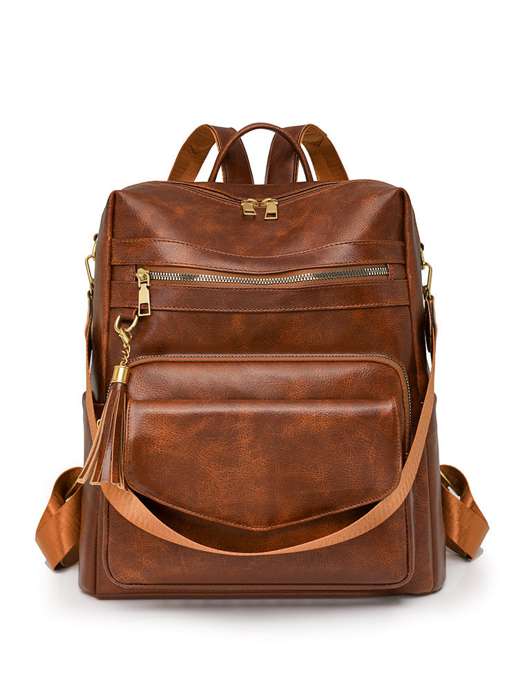 Retro Women's Backpack Large Capacity