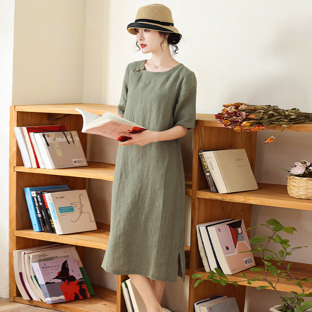 Women's Loose And Slim Mid-length A-line Skirt