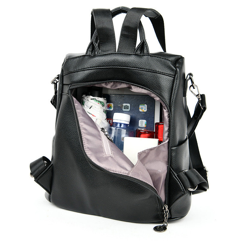 Single Shoulder Bag Multi-purpose Travel Backpack Female Bag New Style Backpack Personalized Punk Handbag