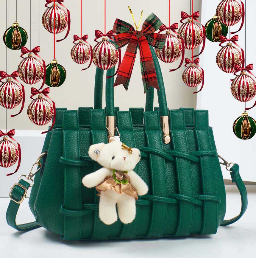 New Anti-scratch Women's Bag Fashion Hand-woven Handbag Shoulder Bag